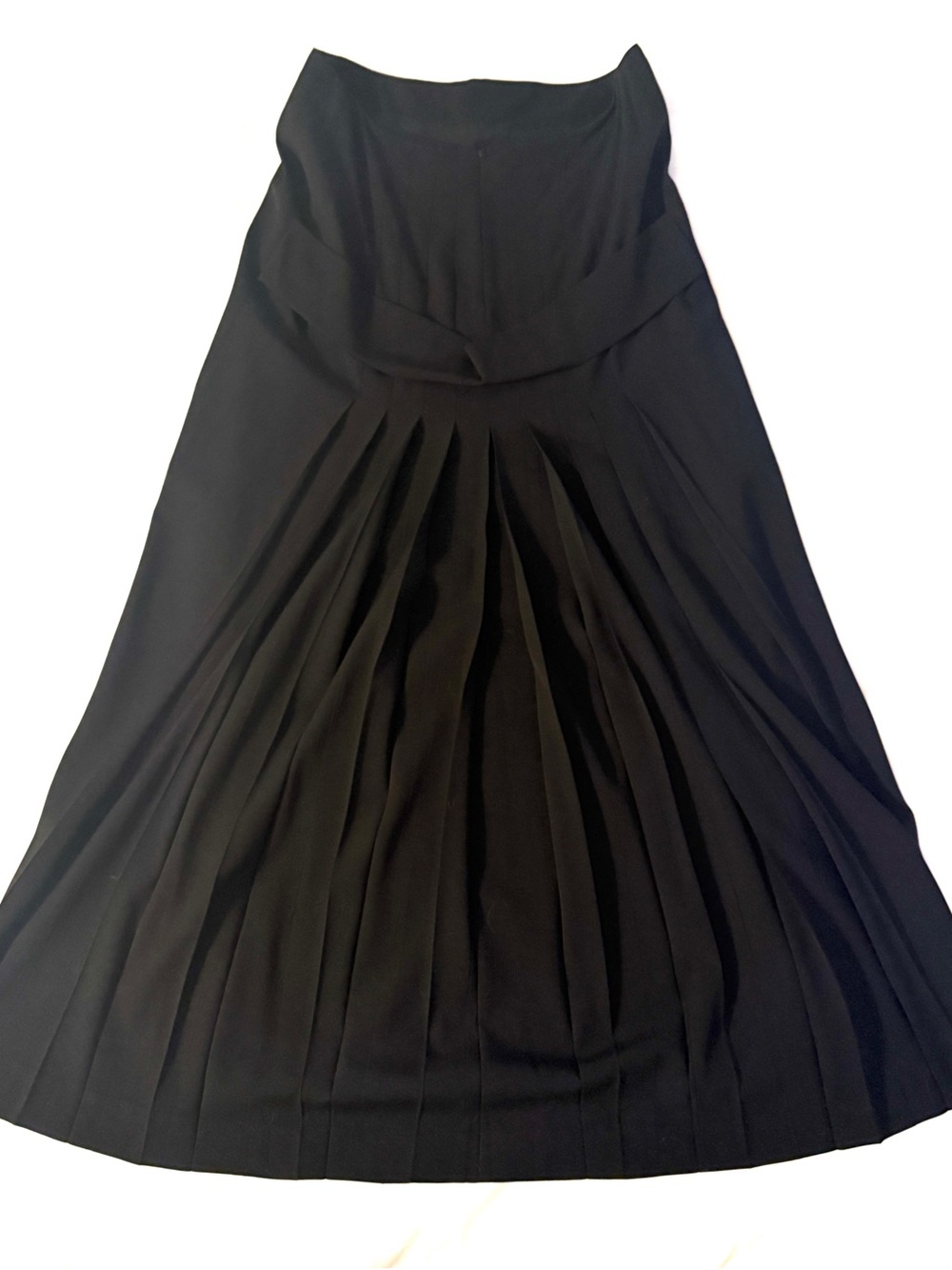 Jean Paul Gaultier Black Pleated Skirt